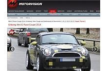  Motorvision: Der Elektrische Renn-Mini kommt. Screenshot: dpp-AutoReporter 